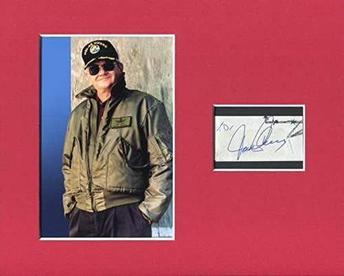 Tom Clancy Vadászat A Vörös októberre Jack Ryan Szerző Aláírt Autogramot Fotó Kijelző - Dedikált MLB Fotók