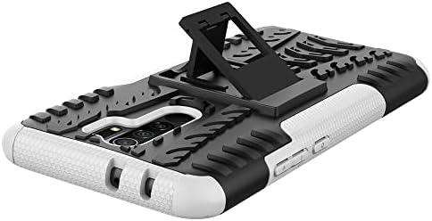 LONUO Telefon burkolata Védő tok Kompatibilis Redmi 9,TPU + PC Lökhárító Hibrid Katonai Masszív Esetben,Ütésálló Telefon