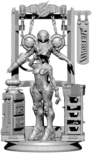 1/24 Gyanta Ábra Modell sci-fi Ügynök Női Harcos Gyanta Modell kit összeszerelt, valamint festetlen-(p8-h21l)