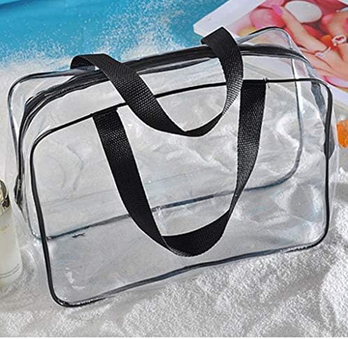 N/A Kozmetikai Táska ， Vízálló PVC Wash Bag， Nagy Kapacitású Tároló Táska Hordozható Utazási Wash Bag Táska