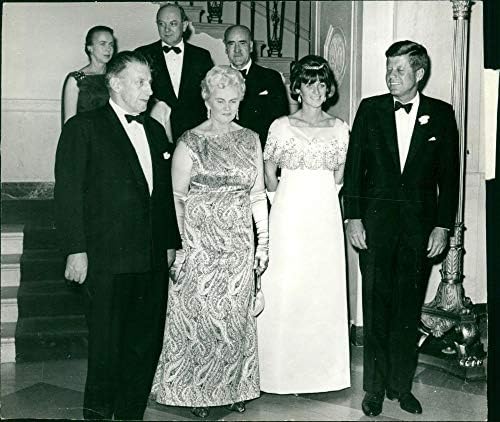 Vintage fotó, John F. Kennedy, Miniszterelnök Sean Mrs Lemass Írország
