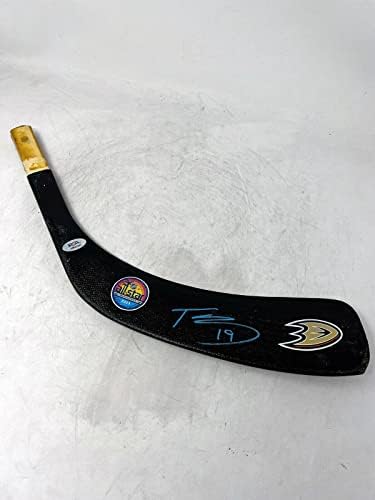 TROY TERRY Anaheim Ducks Dedikált, ALÁÍRT hokiütő Penge PSA COA ASG 23 b - Dedikált NHL Botok