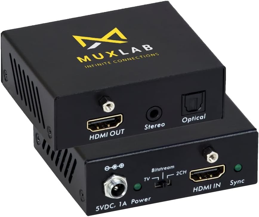 Muxlab 4K/60 HDMI-HDMI Audio Kitermelés