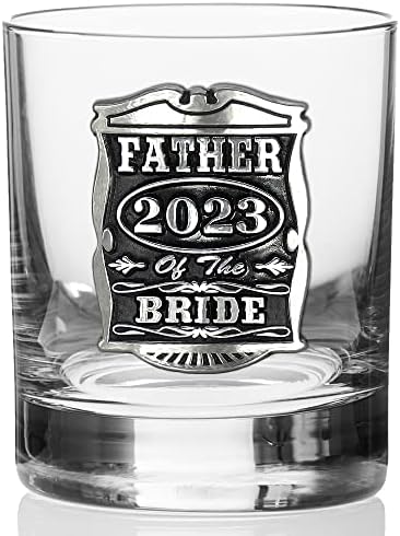 Angol Ón Cég 11oz A Menyasszony Apja Dobon Régimódi Whiskyt Jéggel Üveg személyre Szabott Az Év – Tökéletes Esküvő Party
