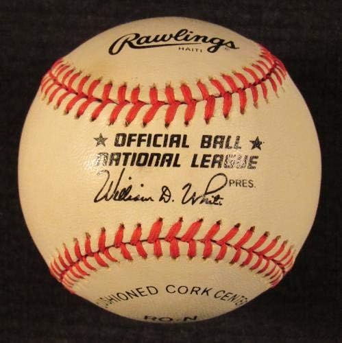 Kevin Elster Aláírt Automatikus Aláírást Rawlings Baseball-B97 - Dedikált Baseball