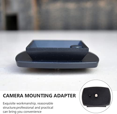 SOLUSTRE Univerzális Állvány Polorid Kamera gyorskioldó Lemez csúszásgátló Műanyag gyorskioldó Kamera Platform Fekete Állni