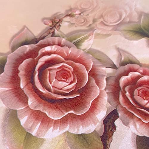 Yifely Vintage Rose Polc Papír Virágos Fiókban Bélés Frissítés Haza Iskolai Kínálat Tároló Dobozok, Öntapadós 17.7 centiről