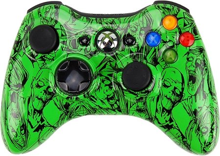 Zöld Zombi Pro Series Xbox 360 Kontroller