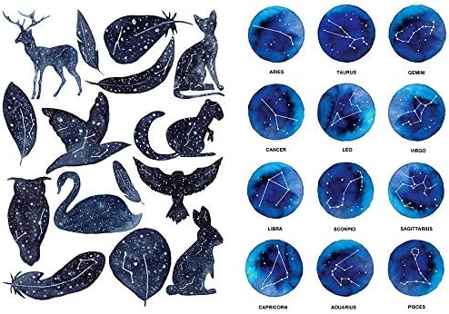 Seasonstorm Csillagkép Kawaii Esztétikai Pasztell Művészeti Napirend Lap Tervező Írószerek Matrica