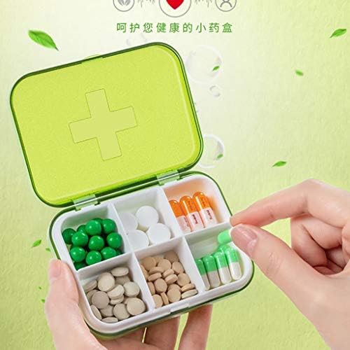 NYKK Gyógyszeres Dobozt Kényelmes Utazási Tabletta Szervező Kényelmes Orális Gyógyszer Utazási Hordozható Gyógyszeres Dobozt