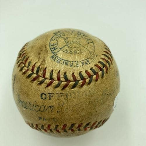 Ritka 1932-ben a Boston Red Sox Csapat Aláírt American League Baseball SZÖVETSÉG COA - Dedikált Baseball