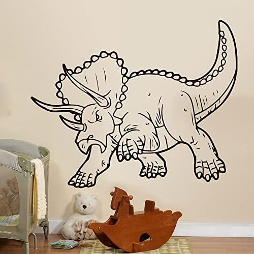 RTYUIHN Triceratops Őskori Dinoszaurusz Fali Matricák Rajzfilm Dinoszaurusz Állatok Vinil Fali Matricák lakberendezési Gyerek