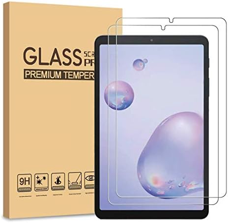 [2 Csomag] TDA Galaxy Tab Egy 8.4 (2020-Ig Megjelent, SM-T307) Üveg kijelző Védő fólia, Edzett Üveg Film [Crystal Clear]