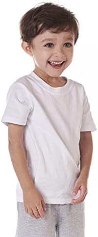 Baba Kisgyermek 5-Pack Szilárd Rövid Ujjú T-shirt Jersey 160 GSM