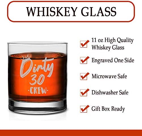 Veracco Piszkos 30 Legénység Év Whisky Üveg Születésnapi Ajándék, hogy Valaki, Aki Szeret Inni Agglegény 30-án Vicces Party