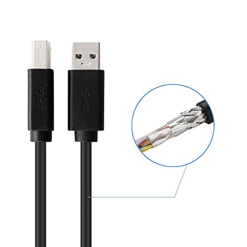 2 Csomag USB 3.0 Kábel Egy Férfi B Férfi 5.9 ft, a Szkenner, Nyomtató, Asztali Külső Merevlemez-Meghajtók vagy Több(5.9 ft