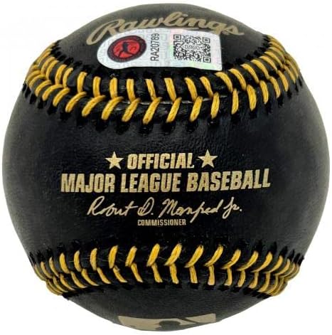 Ronald Acuna Jr. Atlanta Braves Aláírt Fekete Hivatalos MLB Baseball USA SM - Dedikált Baseball