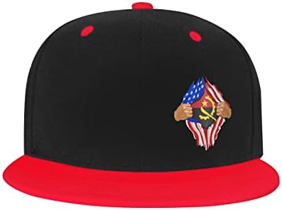 BOLUFE USA-Angola Zászlók Gyermek Baseball Sapka, Jó Légáteresztő Funkció, Természetes, Kényelmes, Légáteresztő