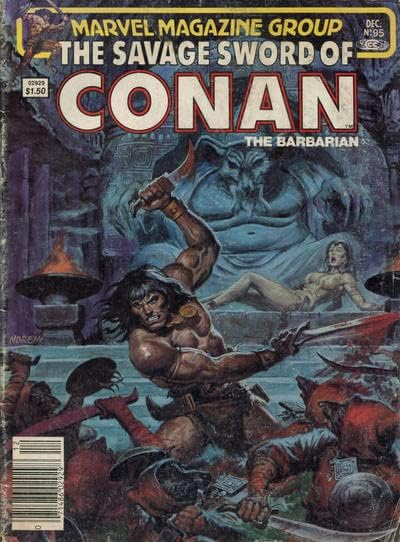 Barbár Kard of Conan 95 (Újságos) FN ; Marvel képregény