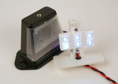 Teherautó RV ATV Motoros Pótkocsi LED Rendszámtábla Lámpa - Fekete Kivitelben