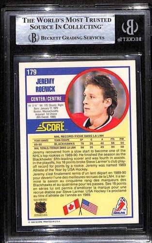 179 Jeremy Ide - 1990 Pontszám Kanadai Jégkorong Kártyák (Csillag) Osztályozott lenne beégés AUTO - Jégkorong Asztalon Dedikált