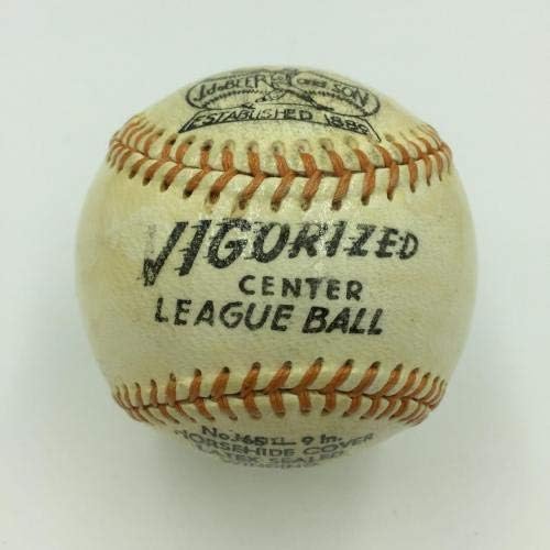 Évjárat 1970 Carl Hubbell Egyetlen Dedikált Baseball Előtti Stroke Aláírás SZÖVETSÉG COA - Dedikált Baseball