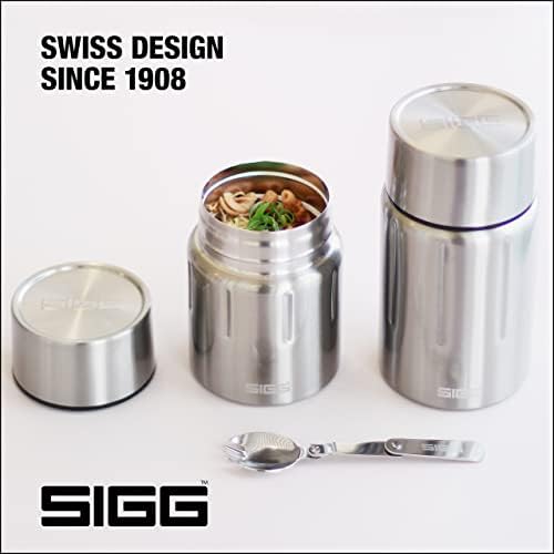 SIGG - Szigetelt Élelmiszer-Tartály - Ezüst Élelmiszer-Jar Ecset Selenite - Integrált Evőeszköz - Hot & Cold, BPA Mentes