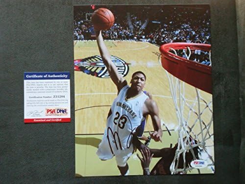 Anthony Davis Forró! aláírt New Orleans Pelicans 8x10 fotó PSA/DNS-cert