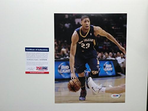 Anthony Davis Ritka! aláírt New Orleans Pelicans 8x10 fotó PSA/DNS-cert