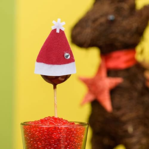 Gadpiparty Baba Kiegészítők Nem Szőtt Szövet Mini Mikulás Sapka Karácsony Ezüst Birtokosai Ünnep Boros Üveg Fedelét Candy