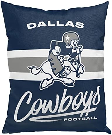 Északnyugati Hivatalos NFL-Dallas Cowboys Nosztalgikus Büszke Dekoratív Párna, Csapat Színek, 15 x 12