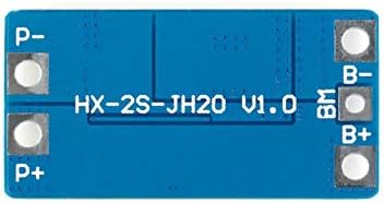 2DB 2-ES li-ion vagy Lítium 10A 7.4 V 18650 Akku Töltő Fórumon 8.4 V Egyensúly Funkció Töltő Védelmi Modul DIY BMS PCM PCB