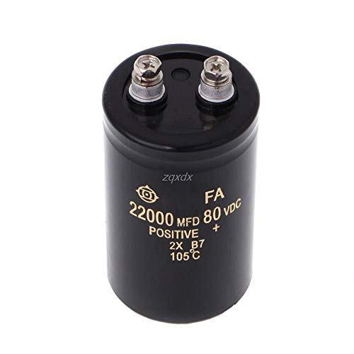 22000uF 80V Elektrolitikus Csavar Kondenzátor Audio Erősítő Tápegység 50x80mm 105 Celsius Fokos Elektrolit Kondenzátor Csavar
