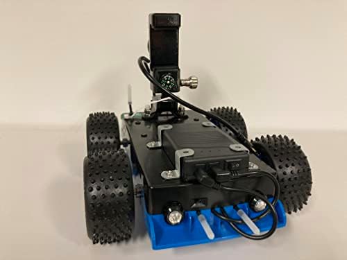 OpenBot RTR_520 Robot - Motorok: 520 Mágneses Kerék jeladók, MCU: ESP32 [Pack 4] (Fekete/Kék)