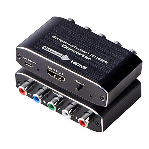Komponens, HDMI, Komponens, HDMI Átalakító, YPbPr-HDMI Átalakító Támogatja a Video Audio HDMI V1.4 DVD PSP Xbox 360 PS2 Nintendo,