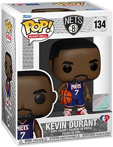 NBA: Hálók - Kevin Durant (Város Kiadás 2021) Funko Pop! Vinil Ábra (a Csomagban Kompatibilis Pop Dobozt Védő Tok)