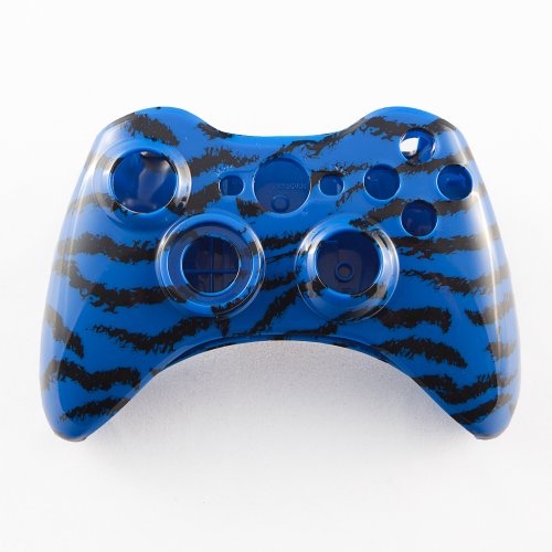 Kék Tigris Csíkos Egyéni Vezérlő Xbox 360 Kagyló