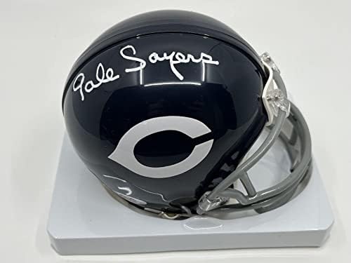 Gale Sayers Chicago Bears Aláírt Autogramot Mini Primitivizmus Sisak PSA DNS - *95 - Dedikált NFL Sisak