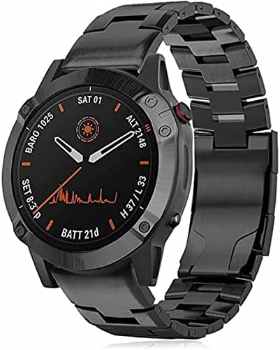BAHDB Quick Fit Titán Ötvözet+Rozsdamentes Acél Watchband A Garmin Fenix 7X 7/6 6X 5X Pro Plusz Heveder Zenekar MARQ/Enduro