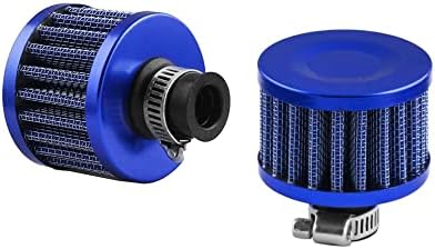 Motor levegő szűrő, 12 mm 25 mm-es Mini Autó Kúp Beszívott Levegő Szűrő Univerzális Csipesz-A Levegő Szűrő (12mm Kék)