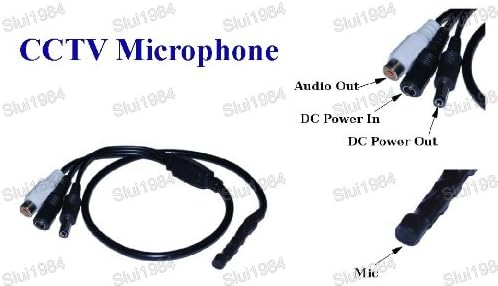 DSC-MP100 Pre-Amp Rejtett Mikrofon RCA Áram be/Ki, CCTV