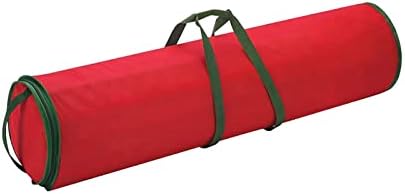 MESSIYO Karácsonyi Csomagolópapír Tároló Táska Illik 14 20 Standard 40 Az Ágy Alá, a Ruhák Szervező (Piros, Egy Méret)