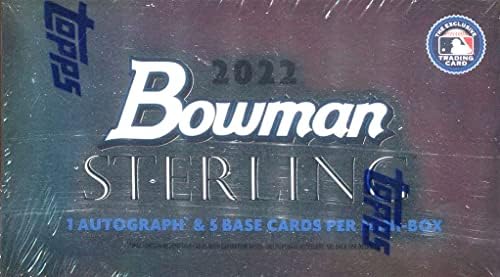 2022 Bowman Sterling MLB Baseball MINI doboz (6 lap/bx áfával. EGY Auograph kártya)