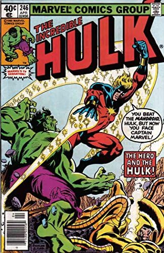 A hihetetlen Hulk, A 246 (Újságos) VF/NM ; Marvel képregény | Marvel Kapitány Bill Marlo