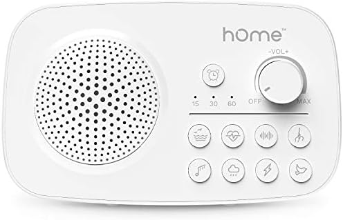 hOmeLabs Hordozható Fehér Zaj Gép - 8 Meglepően Nyugtató Hangok az Alvás, Álom, Szieszta, vagy a Szundi