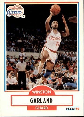Fleer 1990 Clippers - Winston Garland - Kártya 85