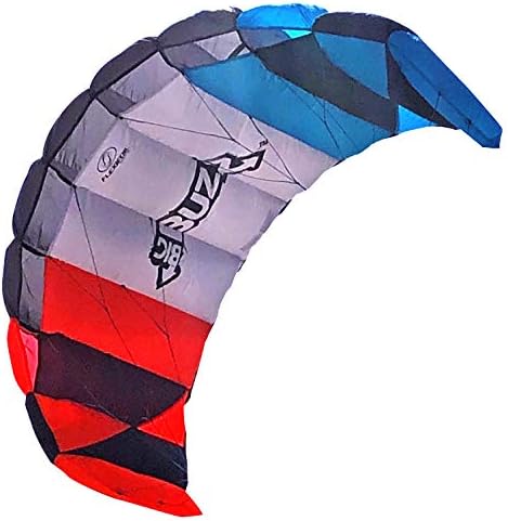 FLEXIFOIL Hatalom Kite | Nagy Buzz Stunt Kite | 2.05 m Kettős Vonalak Edző Parafoil | Kids & Felnőttek Felhajtotta | Legjobb