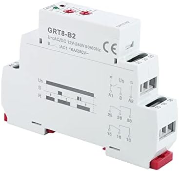 GRT8-B a kikapcsolási Késleltetés Ideje Elektronikus Relé 16A AC230V, VAGY AC/DC12-240V 1db (Méret : GRT8-Bt AC230V)