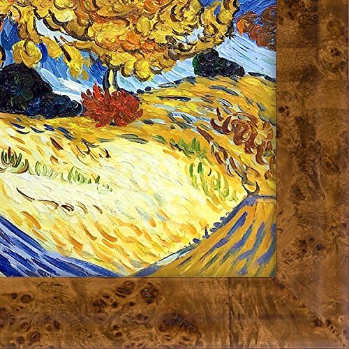 overstockArt Van Gogh Az Eperfa alatt Festés Veine D'/Bronz Kanál, Gazdag Barna Kivitelben